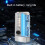 Small 1000lm Rechargeable UV LED Flashlight with Magnet, Buzzer, IPX4 4