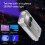 Small 1000lm Rechargeable UV LED Flashlight with Magnet, Buzzer, IPX4 5