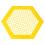 3D Printed Floating Bee Island Acrylic Waterer for Outdoors, Yellow 15