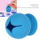 Silicone Scrap Collector Cup for Waste Sorting & Cleaning, Blue 6