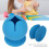 Silicone Scrap Collector Cup for Waste Sorting & Cleaning, Blue 8
