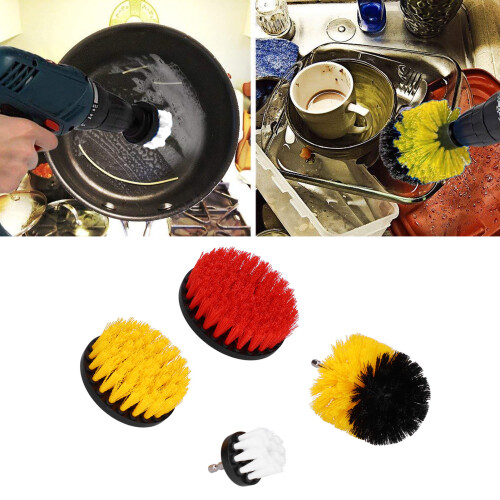 Drill Brush Set for Cleaning