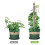 Poste de Musgo de PláStico de 6 Unidades, Poste de Malha de Musgo Transparente de 15 Polegadas, Estaca Pequena para Vasos de Plantas Monstera 4