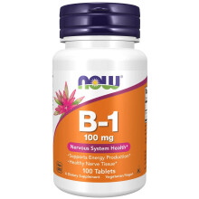 NOW B-1 100mg  Supports Energy & Reduces Fatigue