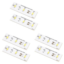 6PCS SW-BX02B Refrigerator Replacement LED Light Board ZBE2350HCA Light Bar SW-BX02B