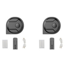 2X Stofzuiger Stofverlichting Duidelijk Huisdierstof Display LED-Lamp Oplaadbaar Universeel Stofzuigeropzetstuk Grijs