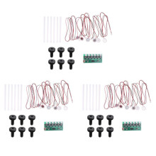 3X Humidifier Module DIY Kit Nebulizing Control Board Ultrasonic Nebulizer Mist Driver Circuit Board 6 Nozzle