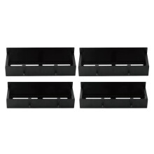 Multiple Purpose Magnetic Shelf For-Two big and two smal Black
