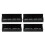 Multiple Purpose Magnetic Shelf For-Two big and two smal Black 1