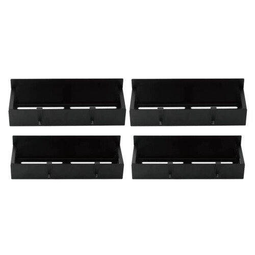 Multiple Purpose Magnetic Shelf For-Two big and two smal Black