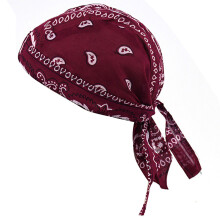 Breathable Sun Protections Bandana Cap For Summer-Burgundy