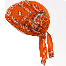 Practical Full Coverage Sun Protections Headgear Bandana-Orange