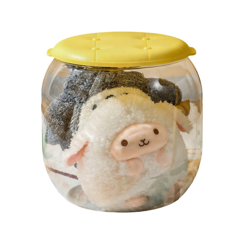 Clear Organizers Bin That Functions As A Stool For Efficient-2