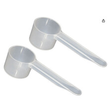 Karymi 2pcs Food-Grade 5g Plastic Measuring Scoop for Flour/Spices, 3" Short Handle – Compatible with Karymi