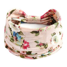 Boho čelenky pro ženy strečové široké vlasové pásky s uzly turban čelenky jóga běh potítko elastická čelenka vlasové doplňky