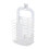 Foldable Wall-Mounted Laundry Basket in White for Home Use and Storage 1