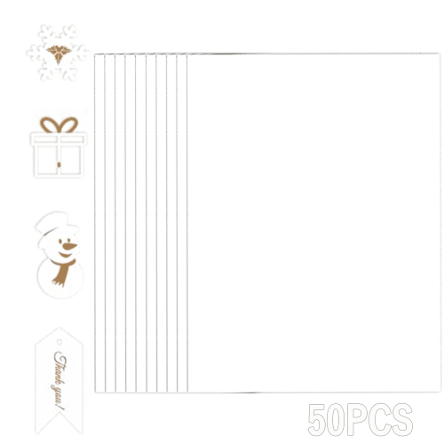 50 φύλλα χαρτόνι 8,5"x11" 230 γρ./μ² για προσκλήσεις, χειροτεχνίες, κάρτες, εκτύπωση,