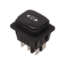 Momentary Polarity Reverse Rocker Switch 10A 250V AC