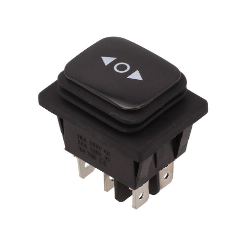 Momentary Polarity Reverse Rocker Switch 10A 250V AC