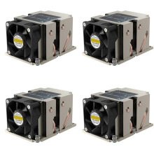 4X LGA3647-2U-R83 Cooler 240W for Lga 3647 Narrow Type Radiator 2u Heat Sink 4 Heat Pipe Side Blow Cooling Fan