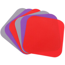 Topbathy 6-teiliges Set Gummi-Greifpads zum Öffnen von Gläsern und Deckeln, verschiedene Farben, rutschfestes Werkzeug zum Öffnen von