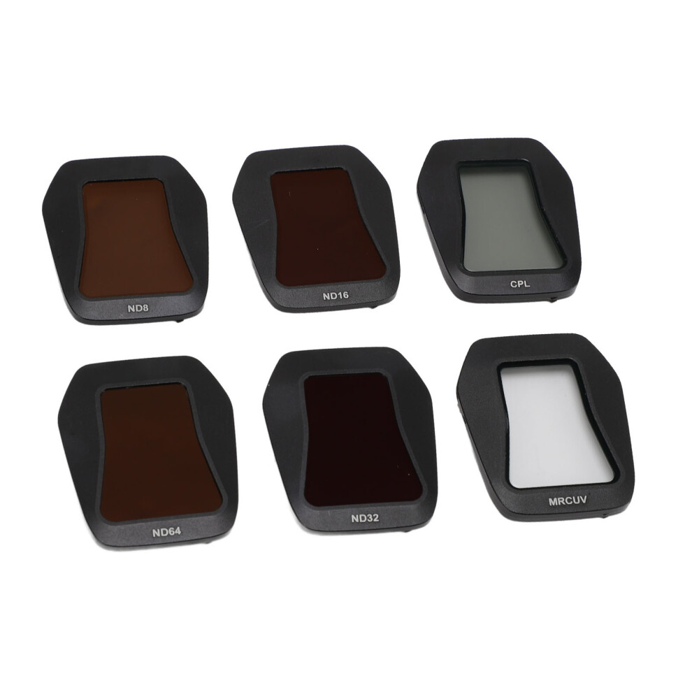 6Pcs Drone Camera Filters Set For Air3s Nd8/16/32/64 Uv Cpl | Aluminum, Optical Glass 8141391396852