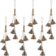 Witch Bells for Door Knob - Witchcraft Wind Chimes Set of 6