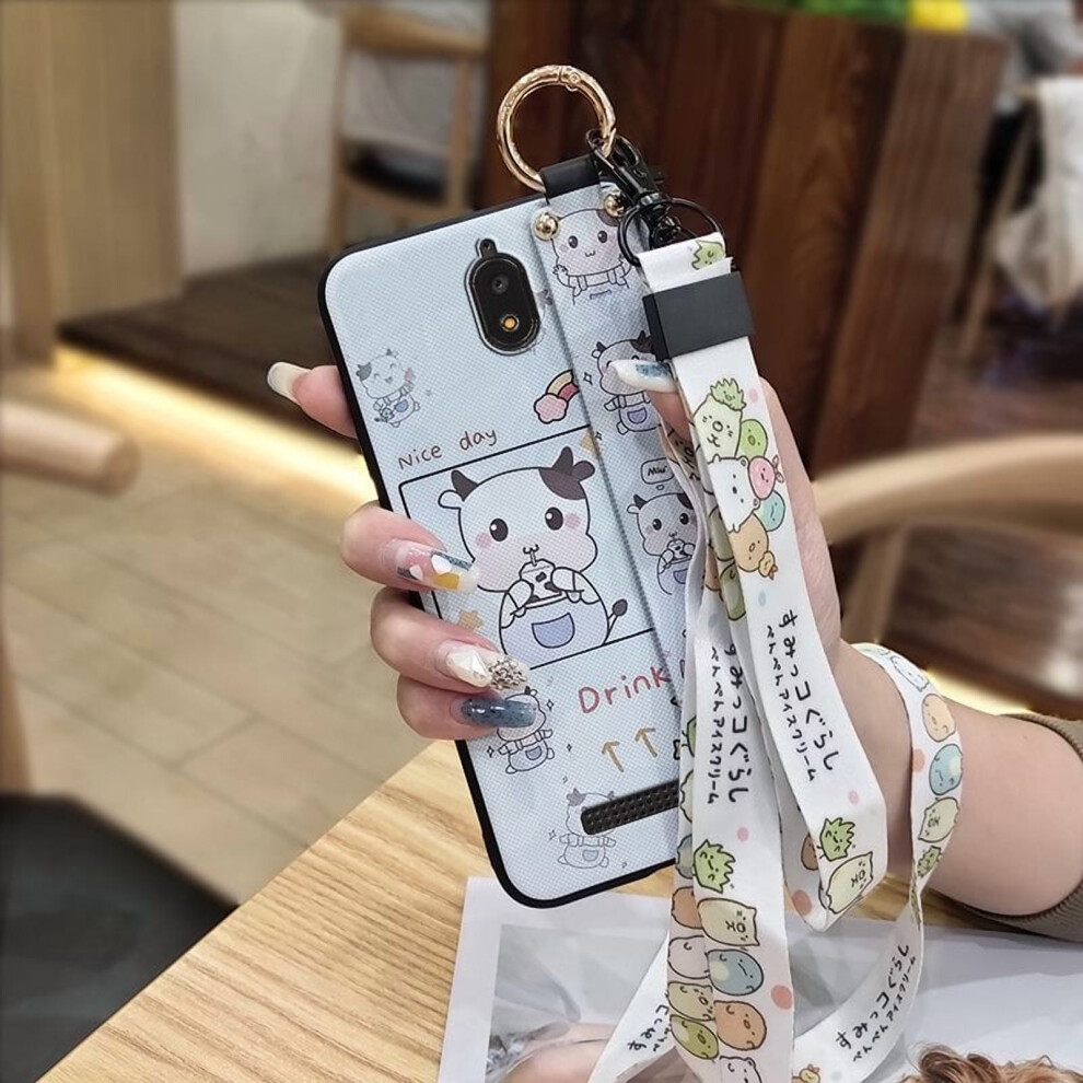 Blu View2/B130dl Phone Case Â Anti-Knock, Waterproof, Ring Holder, Wrist Strap, Kickstand, Shockproof & Dirt-Resistant 9448483958660