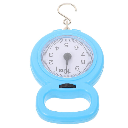 Hanging Spring Scale Plastic Blue 1 Pack
