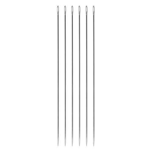ROSENICE 6Pcs Multi-Use Large Eye Darning Needles for Scarves Sewing Projects Knitting Beginners