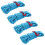 Tent Guy Ropes 4Pcs Blue Polyester for Versatile Set Multipurpose Use in Nighttime Activities 1