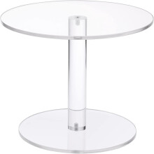 Clear Acrylic Cake Stand Round 7.8 Inch