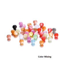 ZHMRFG 20Pcs 8mm Multicolor Resin Beads for DIY Jewelry Making – Compatible with Bracelet, Keychain, Necklace Crafts