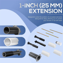 14048000 Universal Extension Set 1inch (25mm) Fit for Grohe Grohtherm SmartControl Trims to Operate 3 Water Outlets