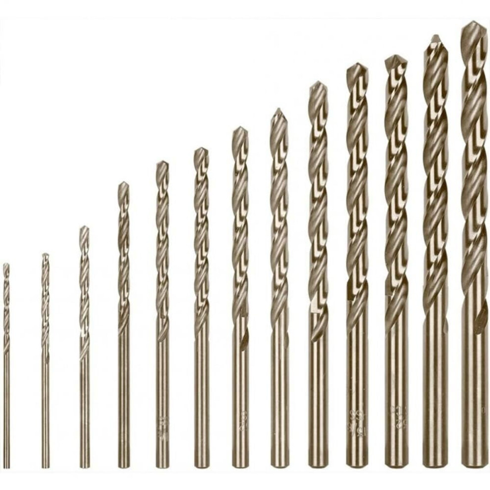 13Pcs M35 Hss Steel Twist Drill Cobalt Drill Bits Co Stainless Steel Drill Set 9448483391337