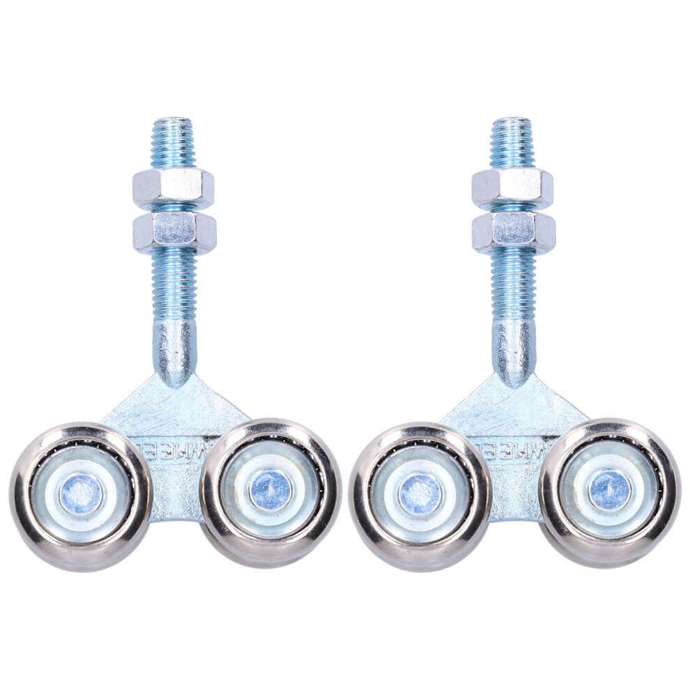2 Pack Glass Door Wheel Pulleys For Barn Door 35Mm Diameter Hanging Accessory 7661391749683
