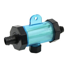 Water Hose Filter Plastic 10-20mm Car Brake Filter Aquarium Home Transparent