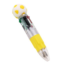 4-in-1 Soccer Ballpoint Pens, Mini Multicolor Pens for Soccer Party Favors, Birthday & Valentine’s Gifts, Teacher Supplies (10PCS)