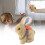 Electric Interactive Rabbit Toy, Realistic Bunny Toy - Interactive Plush Rabbit With Sounds, Jumping, Twitching Ears - Easter Gift B-One Size 1
