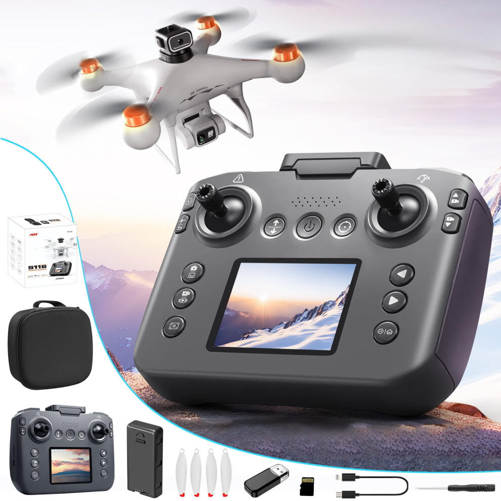 Aurorax Drone: 1080P Fpv Camera, Wifi, 3D Flips, 3 Speeds, One-Key Takeoff/Land, Foldable Quadcopter Â Compatible With Aurorax 9448483425872
