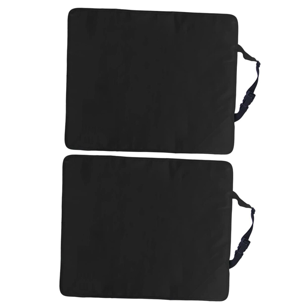 2pcs Car Seat Back Protector Kick Mats for Kids Universal Fit Easy Clean NonSlip Oxford
