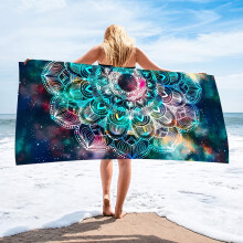 55.1"x27.5" Ultra Microfiber Printed Beach Towel,Quick Dry Travel Camping Beach Accessories Vacation Essential Gift /2/4 PCS