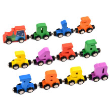 Mini 12Section Magnetic Digital Mini Train, Building Car,KIDS Toy Assembly