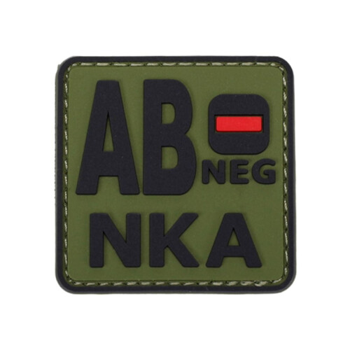 Ομάδα αίματος POS NKA Ιατρικό επίθεμα PVC, τρισδιάστατο καουτσούκ, νυχτερινό