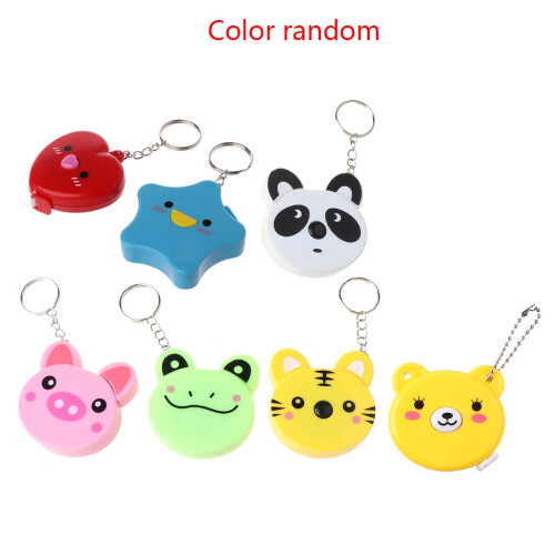 Cute Tape Measure Double Scale 1.5M Plastic Body Ruler