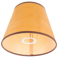Chocolate Fabric Lamp Shade Decorative Lampshade for Desk Table and Floor Lamp Indoor Use