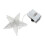 Clear Plastic Christmas Tree Star Topper with LED Lights, 1