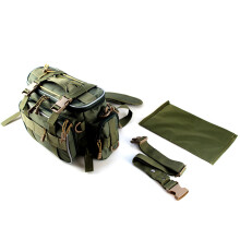 Durable Fishing Tackle Bag 40x17x20cm Waterproof Organizer in Black