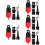 5Ensembles Adaptateurs Valve Gonflables Pour 9