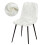 Velvet Shell Chair Cover Set 4 Pieces 2